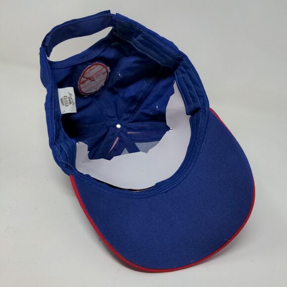 Napa Racing Men's Strapback Hat Blue OSFM Embroidered Logo Fallen Heroes Fund - Picture 12 of 15